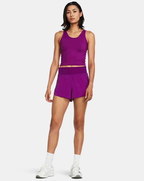 Women's UA Vanish 2-in-1 Shorts, Purple, pdpMainDesktop image number 2
